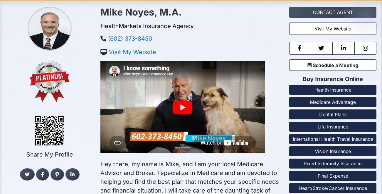 Mike Noyes Platinum Profile