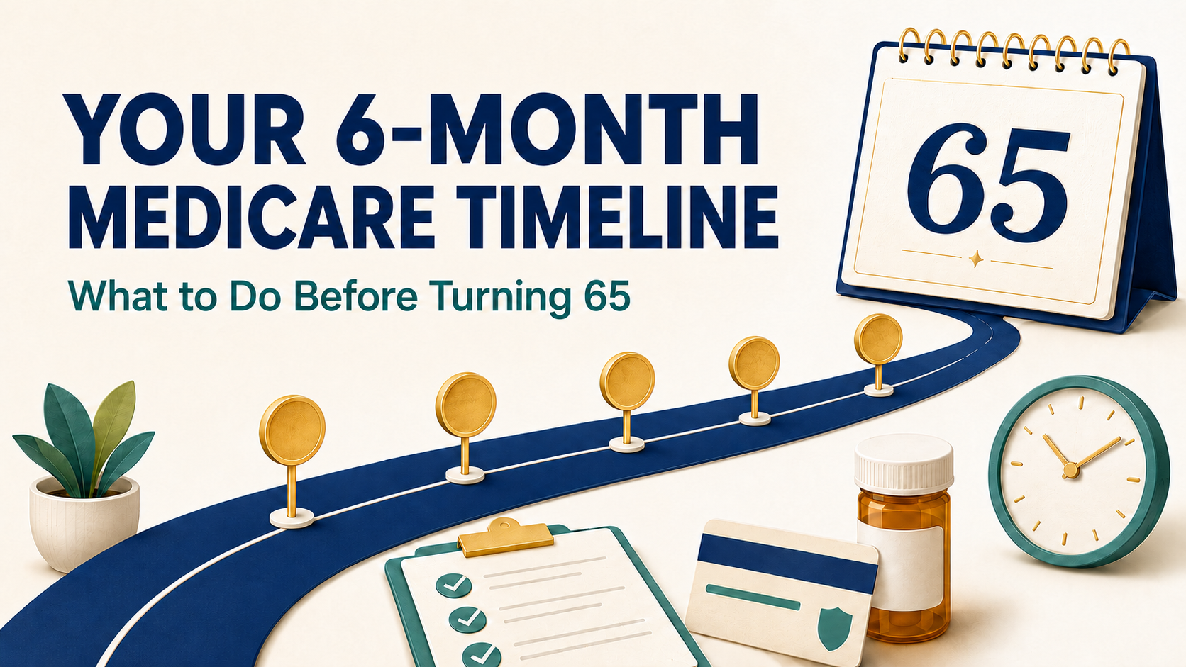 6-Month Medicare Timeline: What to Do Before Turning 65