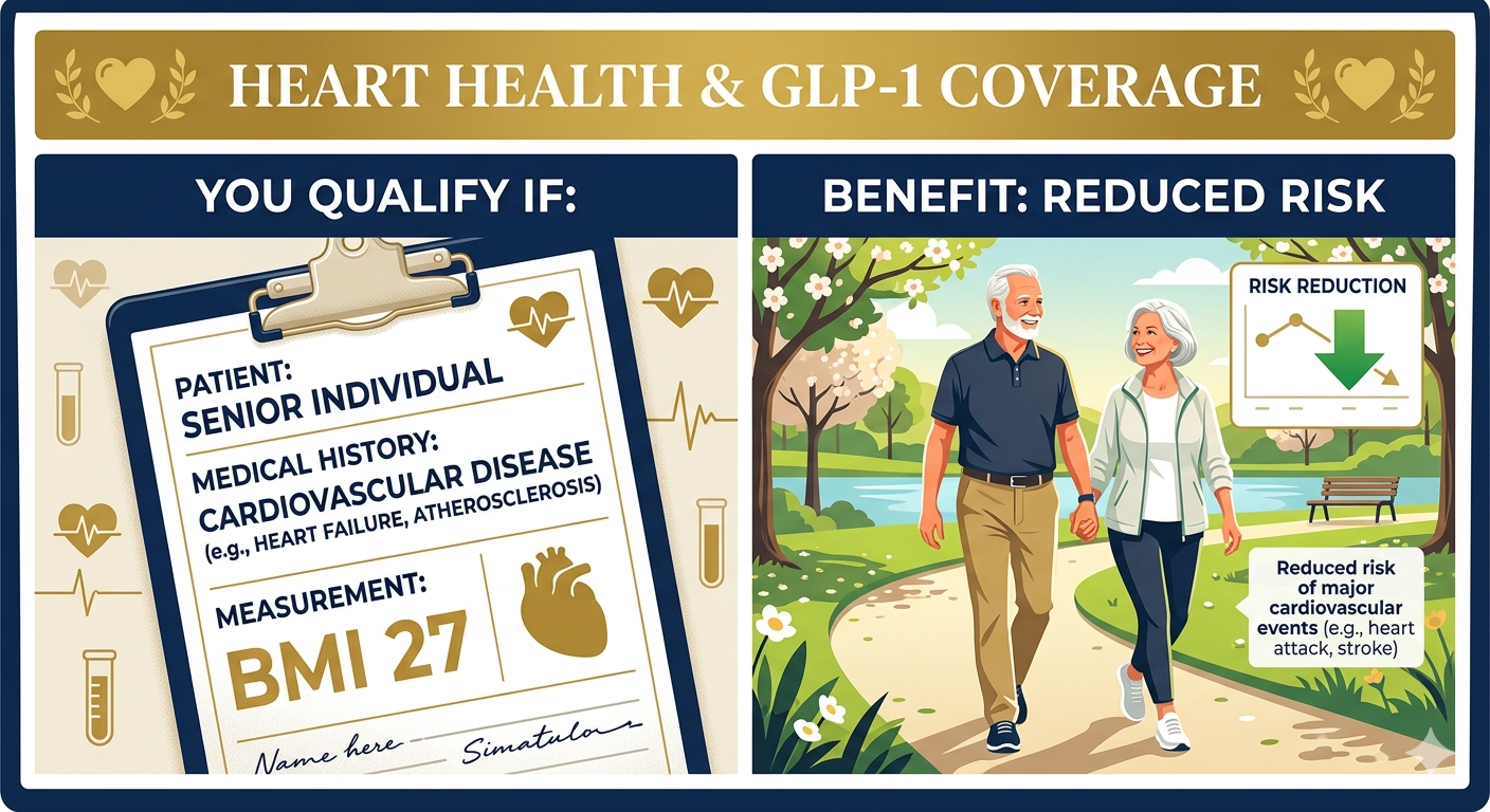GLP-1 Coverage for Seniors with Cardiovascular Disease for 2026