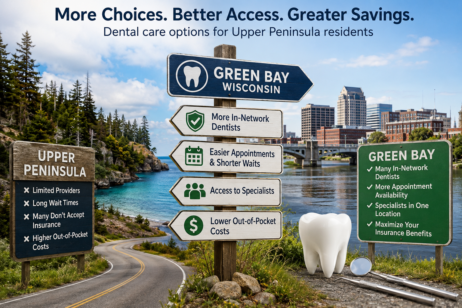 Why More Upper Peninsula Residents Are Traveling to Green Bay for Dental Care